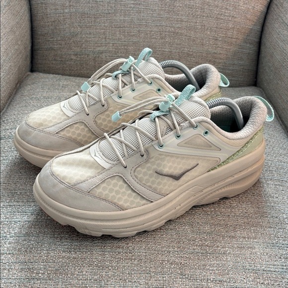 Hoka One One Bondi B3LS Oat Milk Running Shoes Sneakers Mens size 11 main image 5